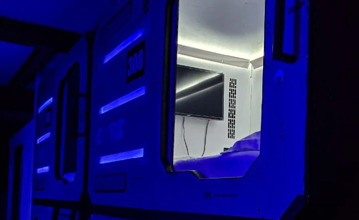 Rooftop del hotel cápsula en Getsemaní Cartagena